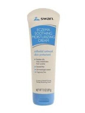 Swan Eczema Soothing Moisturing Cream Colloidal Oatmeal Skin Protectant 7.3oz